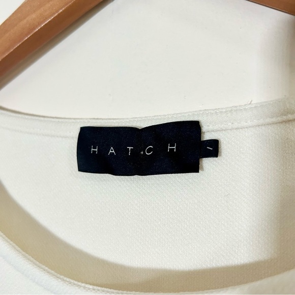 Hatch Heidi Ruffle Dress in Ivory sz 1 Maternity - Picture 2 of 4